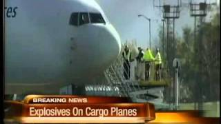 Explosives found on cargo planes