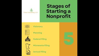 Five Stages of Starting a Nonprofit - 5th Stage Annual Filing