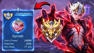 Download lagu I ACCIDENTALLY HIT 14999 MMR GLOBAL 1 DYRROTH... MY SECRET STRATEGY REVEALED 👀💀
