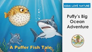 Puffy’s Big Ocean Adventure | A Puffer Fish Tale for Kids | Fun Facts and Reading Learning Story
