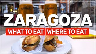 🍽️ the TOP foods you must try in ZARAGOZA and where to eat them 🇪🇸 #151