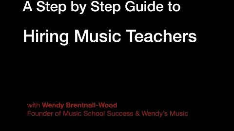 Step by Step Guide to Hiring Music Teachers SD 480p