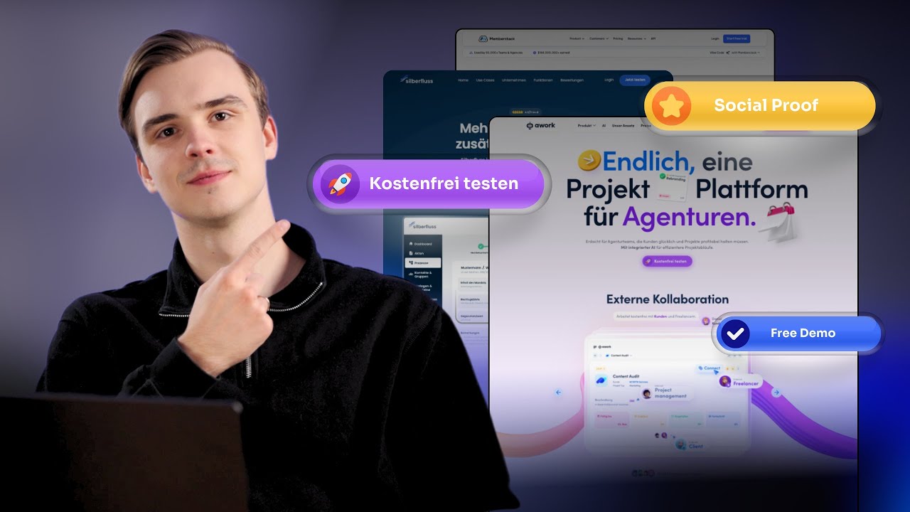 7 PERFEKTE SaaS-Webseiten, die du kennen musst!
