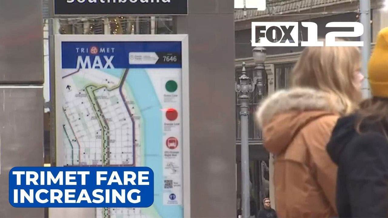 TriMet announces fare increases for 2024 YouTube