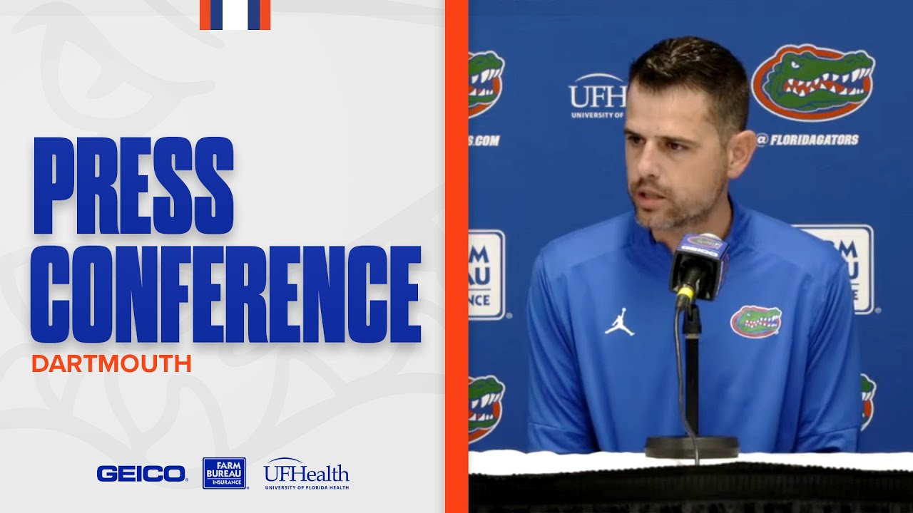 Florida Men's Basketball | Head Coach Todd Golden Postgame Press Conference | Dartmouth