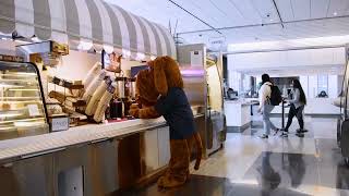 Midtown Stops by the Cafeteria for a Pick-Me-Up