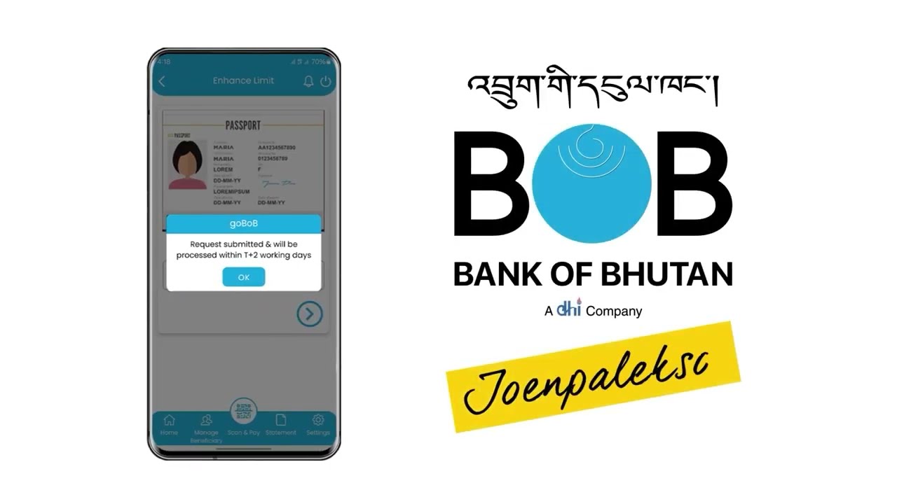 𝗟𝗶𝗺𝗶𝘁 𝗘𝗻𝗵𝗮𝗻𝗰𝗲𝗺𝗲𝗻𝘁, 𝗴𝗼𝗕𝗼𝗕, 𝗕𝗮𝗻𝗸 𝗼𝗳 𝗕𝗵𝘂𝘁𝗮𝗻