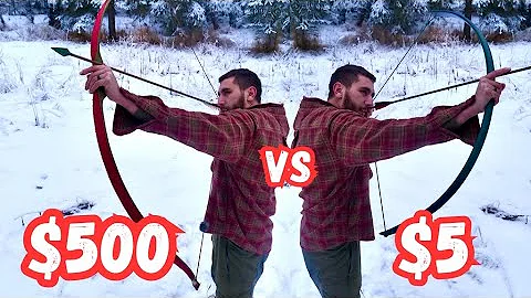 I Made Two Bows: Cheap vs Expensive Bow Building Supplies