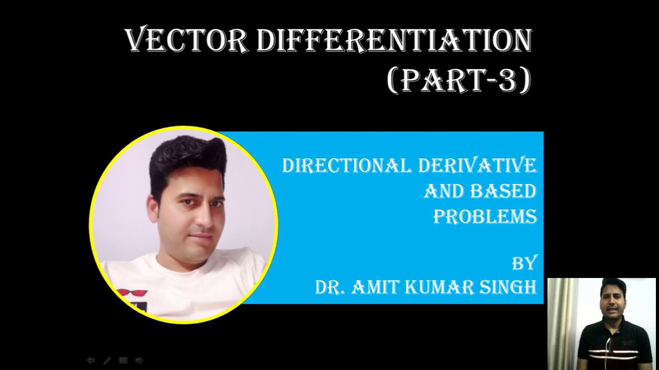Vector Differentiation (Part-3) - YouTube