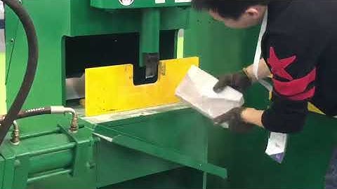 Mushroom stone splitting machine for marble