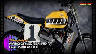 Yamaha Kr Customized Reinkarnation Flat Tracker Tz750 Kenny Roberts Motorcycle-Sport