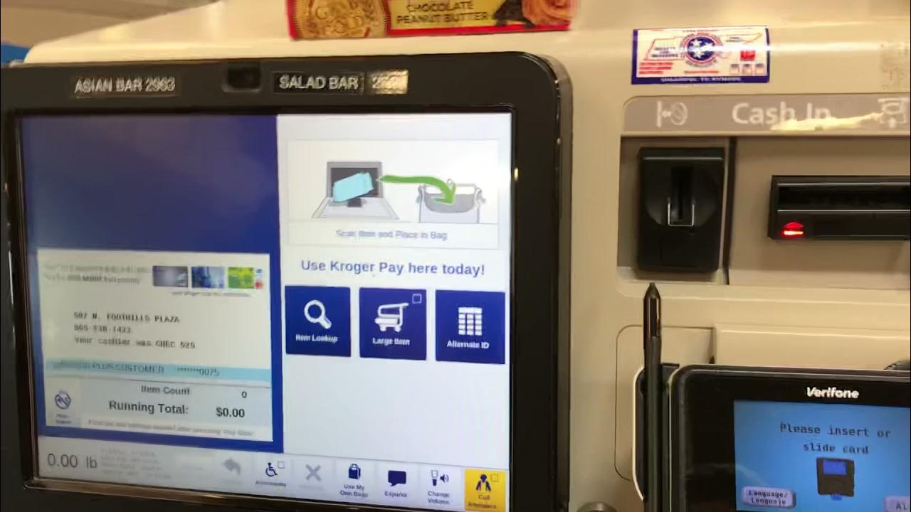 Kroger self checkout YouTube