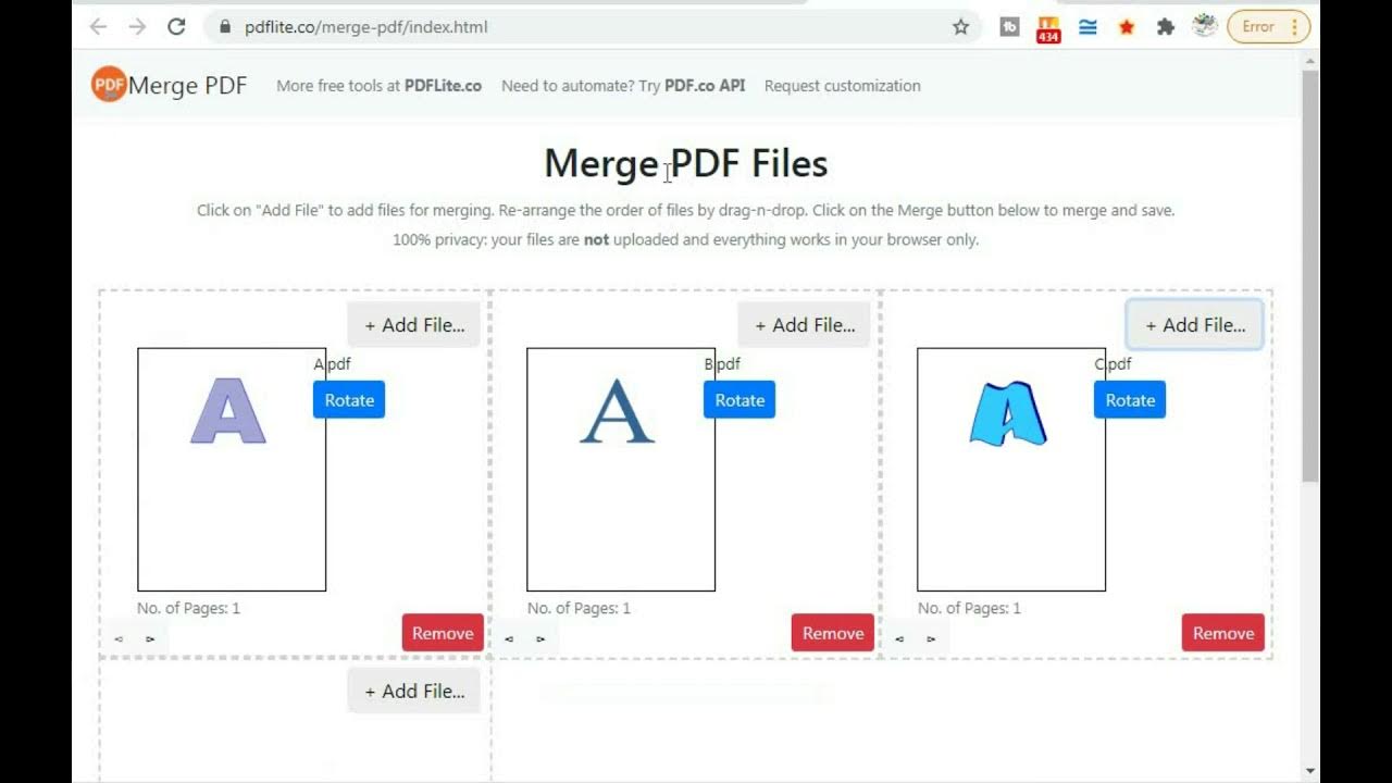 pdflite co Merge PDF Files App Review YouTube