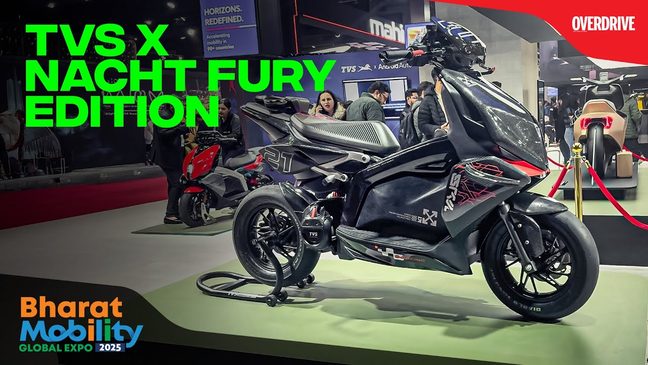 TVS X Nacht Fury Edition Concept Walkaround | Auto Expo 2025 TVS X Nacht Fury Edition Concept Walkaround | Auto Expo 2025
