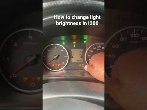         200 تغيير سطوع الاضاءه في تابلو ميستوبيشي