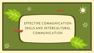 7 Principles of Effective Communication & Intercultural Communication