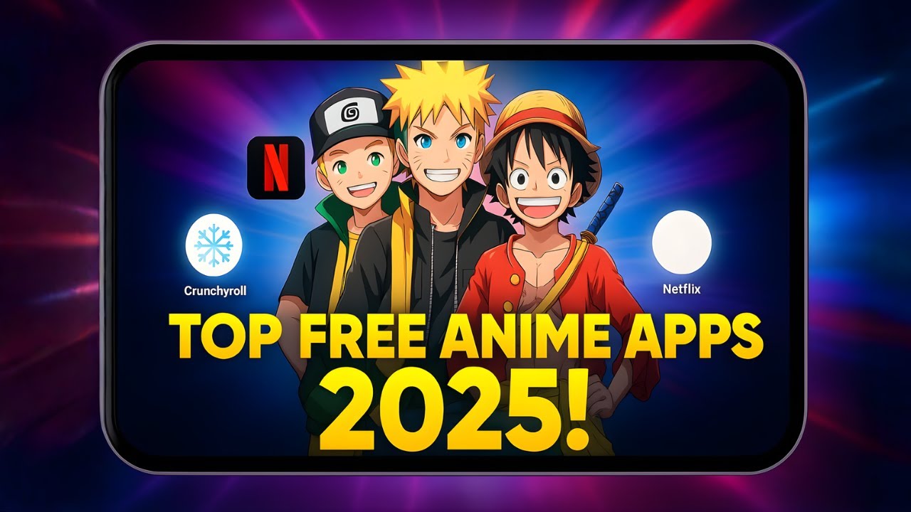 Top 6 Free Anime Apps 2025 (Dubbed & Subbed) – Watch Anime for Free!