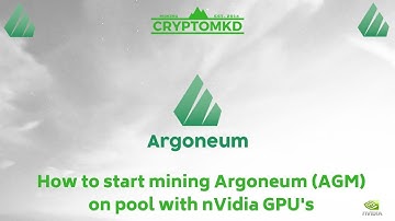 How to start mining Argoneum (AGM) on pool with nVidia GPU