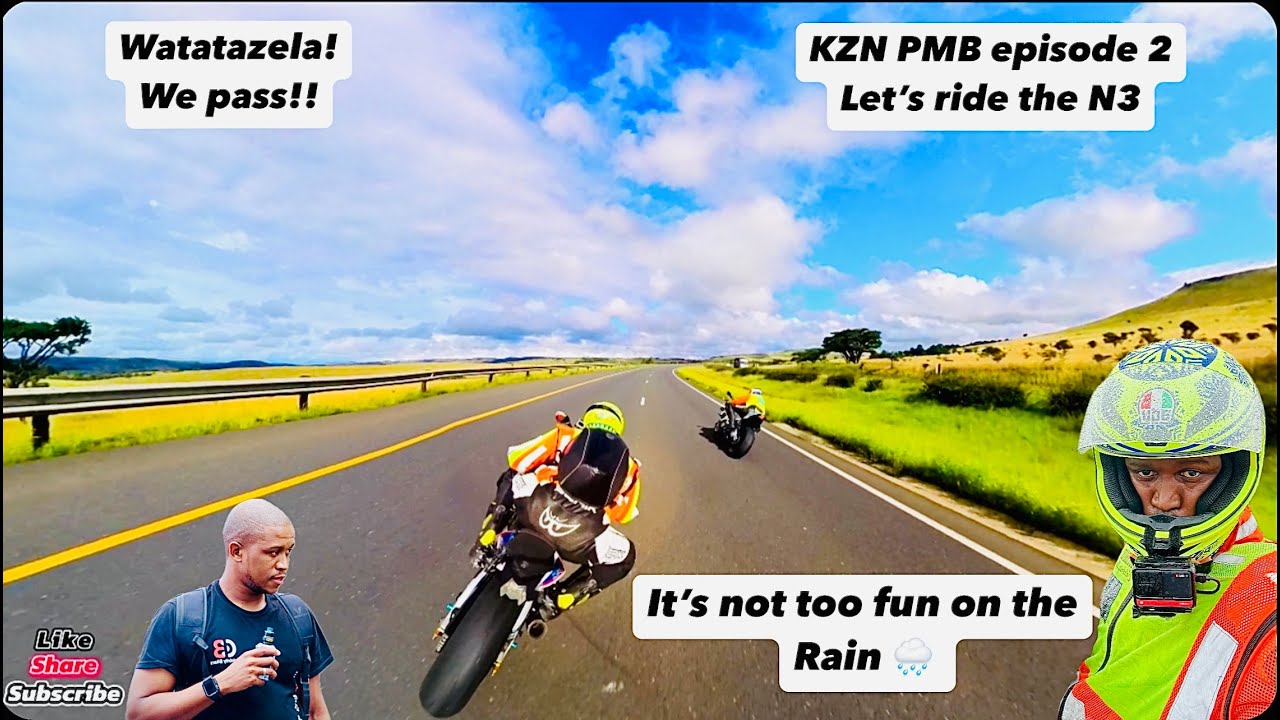 KZN PMB episode 2, let’s ride the N3! Same bikes! S1000RR’s No excuses!
