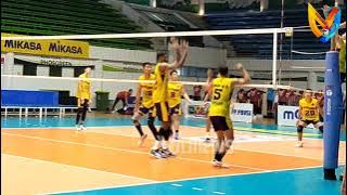 Ngerriii 💥 Dimas dan Bintang Saputra Jakarta STIN BIN #Proliga2023 #trending