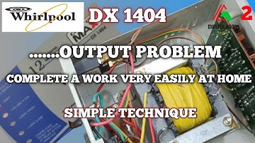 Refrigerator stabilizer output problem | Whirlpool DX1404 | easy fix