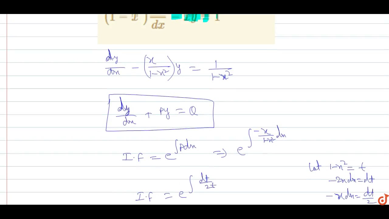 1 X 2 Dy Dx Xy 1 Youtube