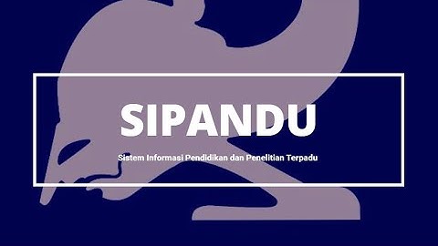 SIPANDU | Sistem Informasi Pendidikan dan Penelitian Terpadu