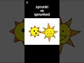 sprunki vs sprunked #sprunki #animation