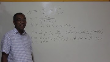 Relativistic Quantum Mechanic- By JODY PATTY # Lecture 1