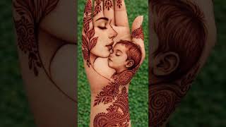 beautiful mehandi design // mom to be mehandi design #diy #viralmehandi #art