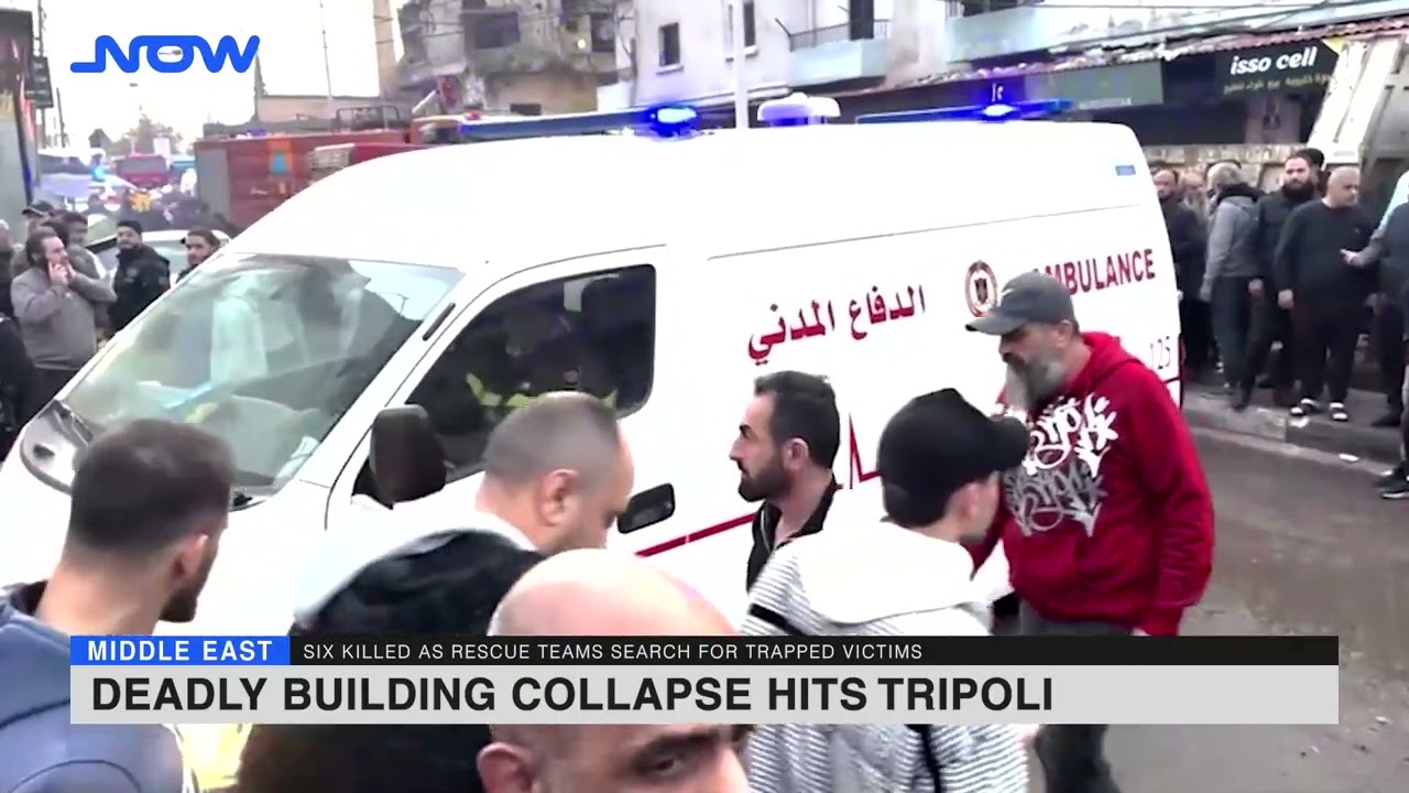 Deadly building collapse hits Tripoli