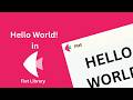 Build Your First "Hello World" App | Flet Python Tutorial