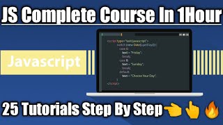 JavaScript Full Course In 1 Hour | Learn JavaScript Step By Step In 1 Hour | TECHISH