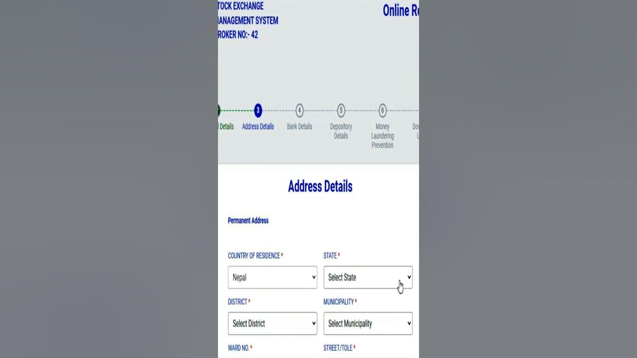 TMS Online Registration Process in Nepal How to open Broker Trading Account tms broker 