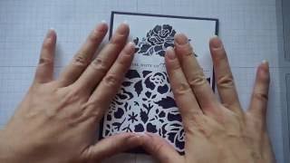 Stampin Up Floral Phrases Card