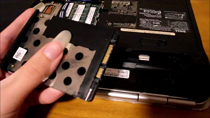 how to set up an SSD in a Dell Inspiron 1525 laptop