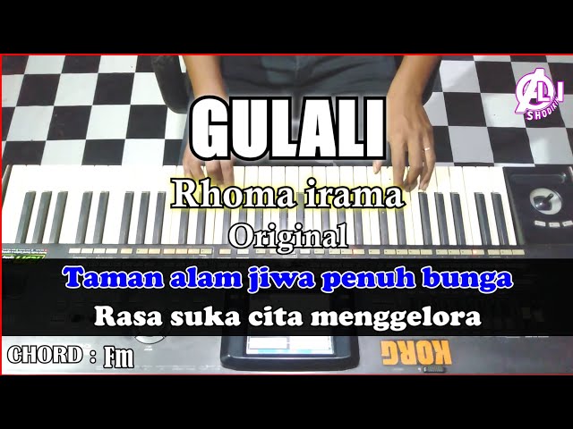 GULALI - Rhoma irama | Karaoke Dangdut Korg Pa3x (Chord&Lirik) Nada cowok class=