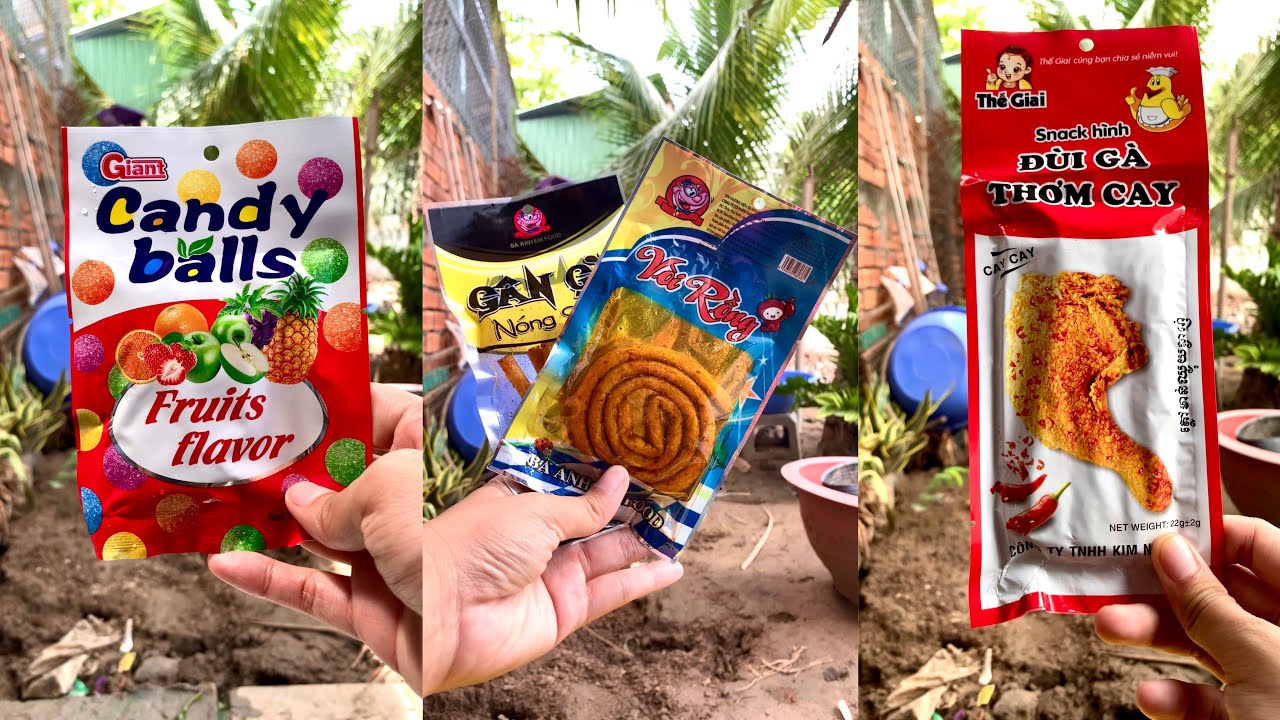 Unboxing đồ ăn vặt tổng hợp phần 13. Ăn vặt tuổi thơ