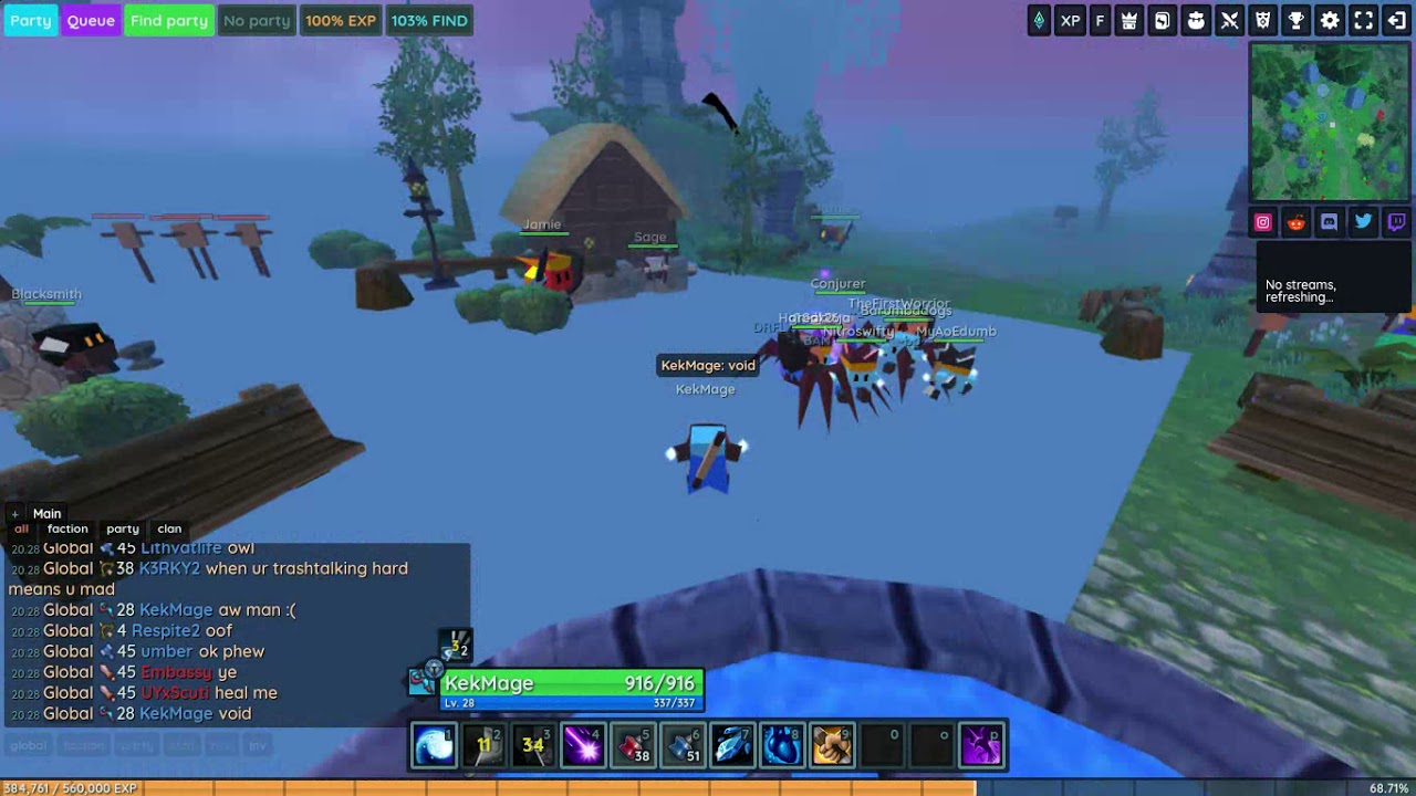 Hordes.io first video dmg test and gear reveal/stats