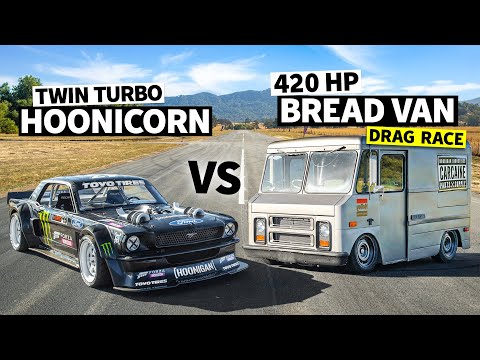 Our 400hp Merch Van BEAT Ken Block’s 1,400hp Hoonicorn!? // Hoonicorn vs The World
