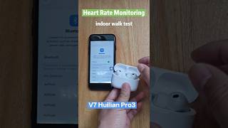 Heart Rate Monitoring on V7 Huilian Pro3 #airpods #airpodsproclone #airpodspro3 #airpodspro