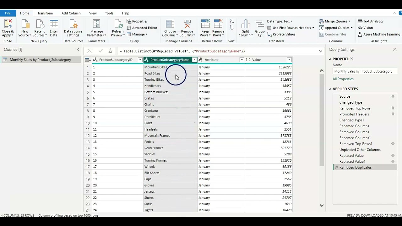 Clean & Transform Data in Power Query Editor Part 2