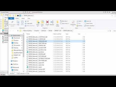 EPANET-GIS: converters inp2gis, gis2inp