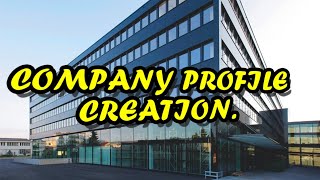 Sample company profile designed by yash singhal.🔥 | let's see and enjoy company profile 🤗🥳.