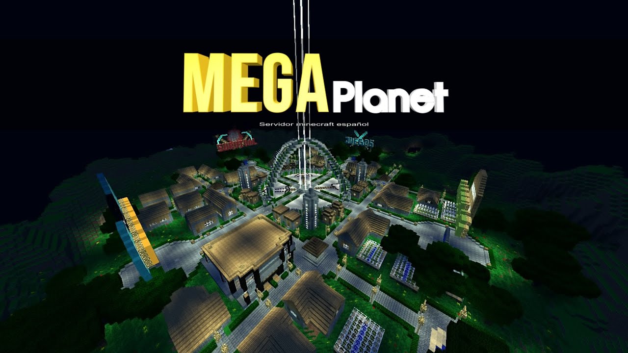 Minecraft - servidor MEGA Planet - 1.8.X - 1.18.X - YouTube