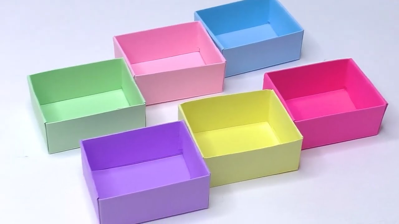 Рaper crafts // How to make paper boxes // #shorts - YouTube