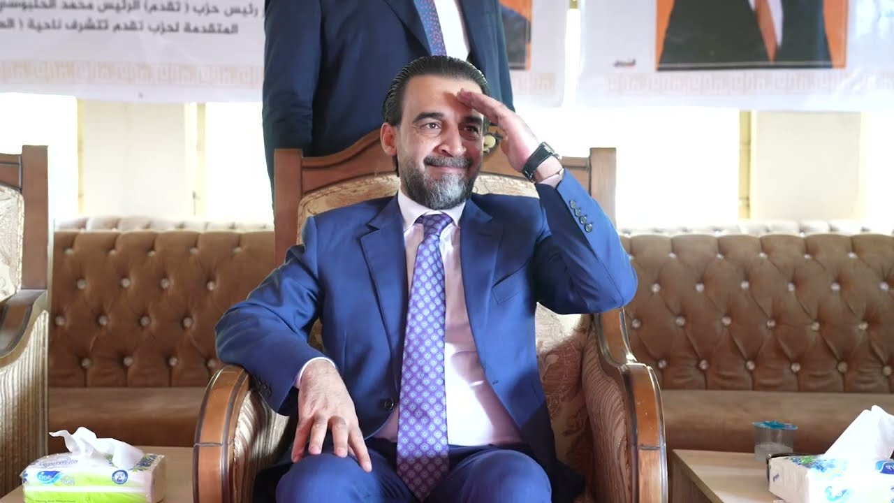 جانب من حضور رئيس حزب تقدم عدداً من التجمّعات في كركوك