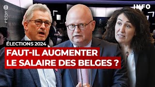 Élections 2024 : faut-il augmenter le salaire des Belges ? Débat #QR - RTBF Info