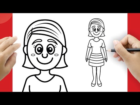Como Desenhar uma Boneca Bonita e Fácil | Tutorial Passo a Passo - YouTube