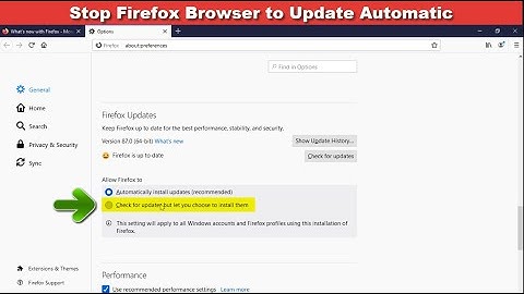How to Disable Automatic Update of Firefox Browser on Windows